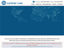 Tablet Screenshot of larimer-law.com
